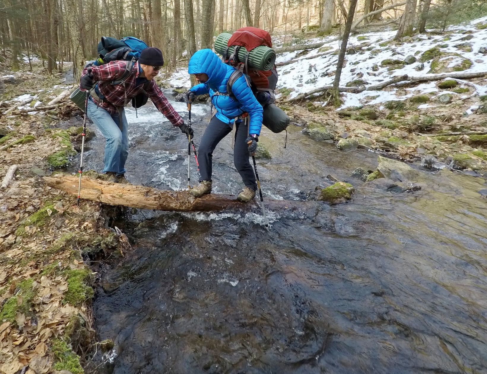 winter backpacking